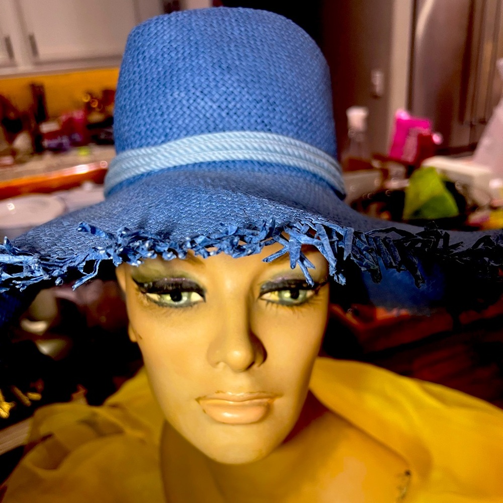 NWT Caslon Beautiful Blue Straw Hat